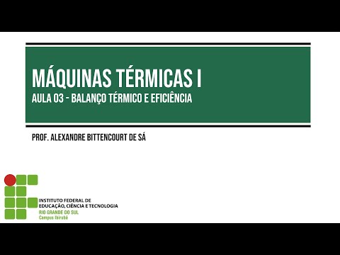 Aula 03 - Balanço Térmico e Eficiência