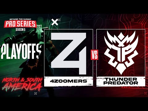 4 Zoomers vs Thunder Predator Game 2 - BTS Pro Series 9 AM: Winners' Finals w/ rkryptic & neph