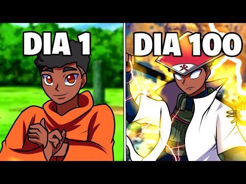 SOBREVIVI 100 DIAS NO NARUTO JEDY MINECRAFT O FILME