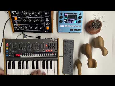 #Jamuary2022  // Roland JX-08 / Moog Minitaur / Teenage Engineering OP-Z