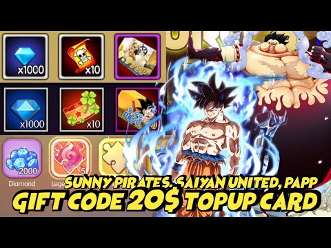New Codes May 2023 free 20$ TopUp!! Sunny Pirates & Saiyans United & More