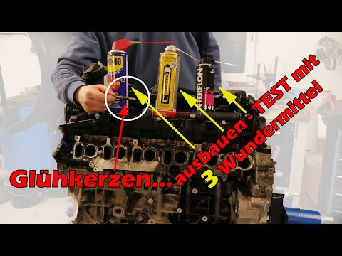 Removing glow plugs - Test with 3 different miracle sprays