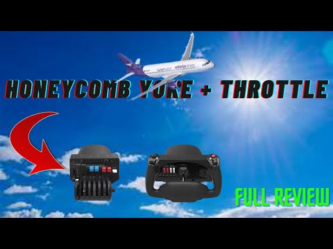 Honeycomb flight sim Alpha Yoke and  Bravo Throttle review
