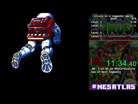 🦠 The Mutant Virus (NES) ⏰ Any% in 1:22:39