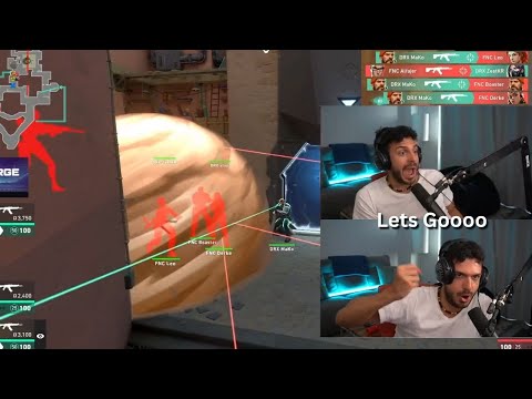 Tarik Reacts to DRX Mako and DRX Stax Sneaky Kills against Fnatic | Valorant Champions 2023