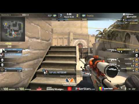 CS:GO - Dennis team kills 2 with nade!