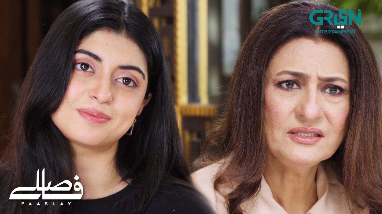 Mujhe Ainy Samajhne ki Ghalti Mat Kiyega | Faaslay | Ali Ansari - Saboor Aly | Green TV