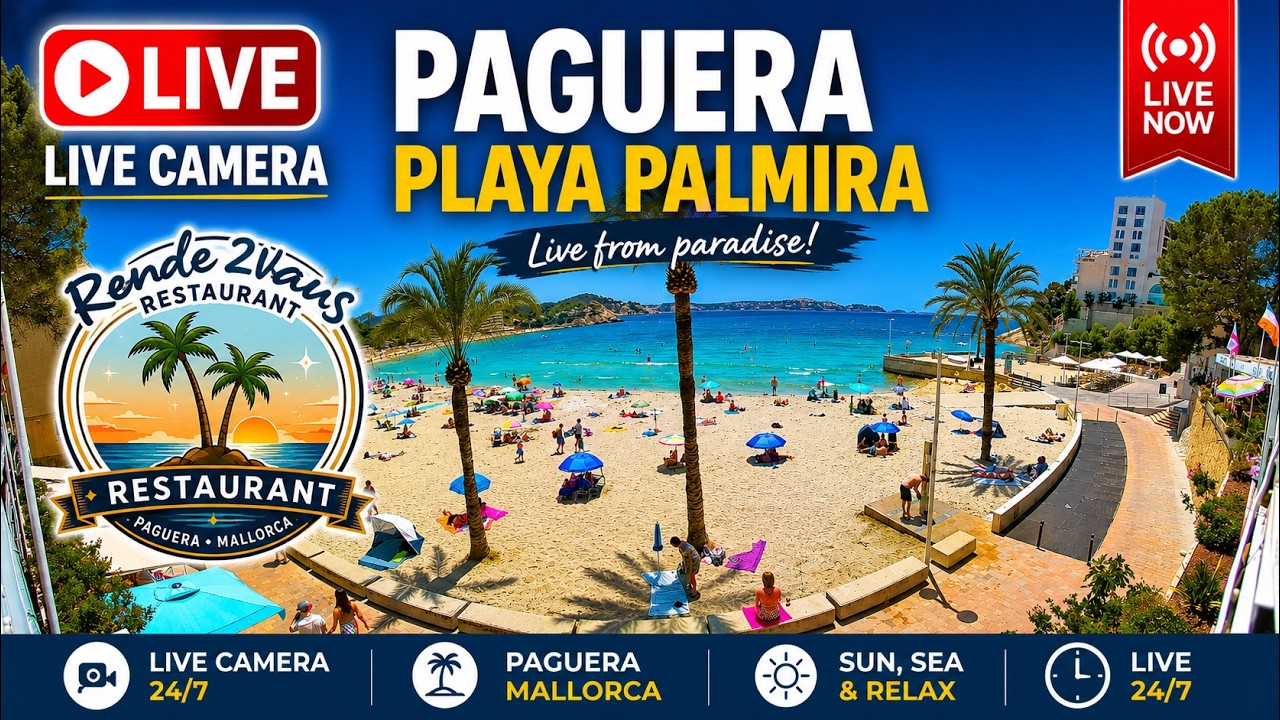 Live webcam view of Paguera Beach Live View