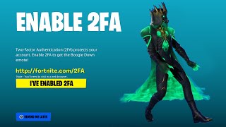 HOW TO ENABLE 2FA ON FORTNITE CHAPTER 5 SEASON 2!