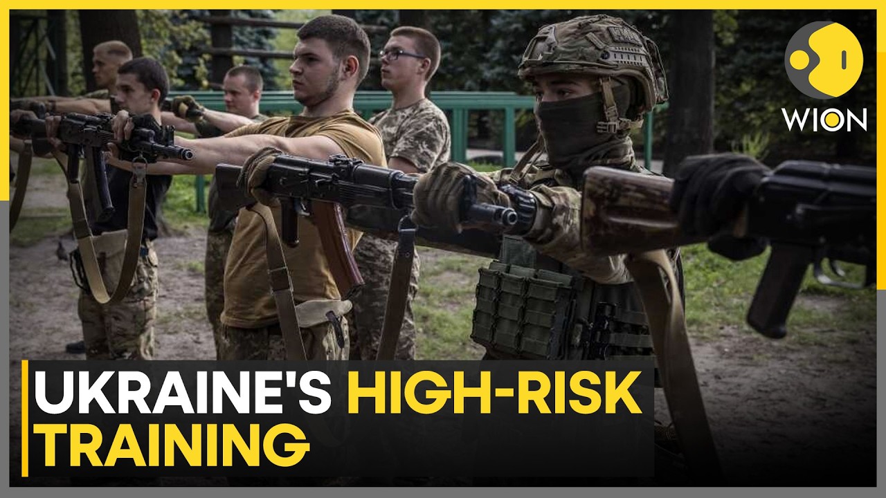 Ukrainian Troops Take Part in Parachute Jump Training | WION News