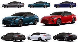 NEW 2025 Toyota CAMRY - Colors Detailed Comparison | What is your favourite
