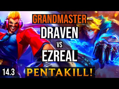 DRAVEN Bot vs EZREAL | EUW GrandMaster - Patch 14.3