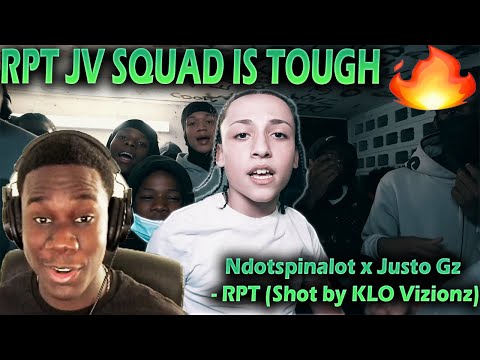 RPT JV SQUAD IS TOUGH🔥 WaviJus Reacts To - Ndotspinalot x Justo Gz - RPT (Shot by KLO Vizionz)