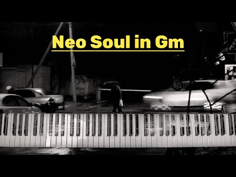 Neo soul backing track G minor | Chill RnB jam track