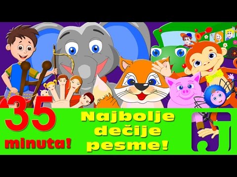 Najbolje dečije pesme - Pet malih majmuna, Kad si srećan i druge | Pesme za decu