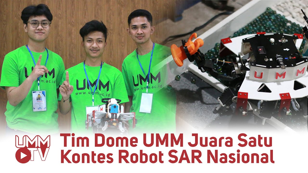 Tim Dome UMM Juara 1 Kontes Robot SAR Nasional