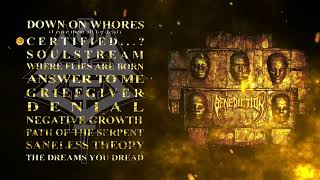 Music video thumbnail preview for Benediction - The Dreams You Dread (Official Full Album Stream) by Benediction
