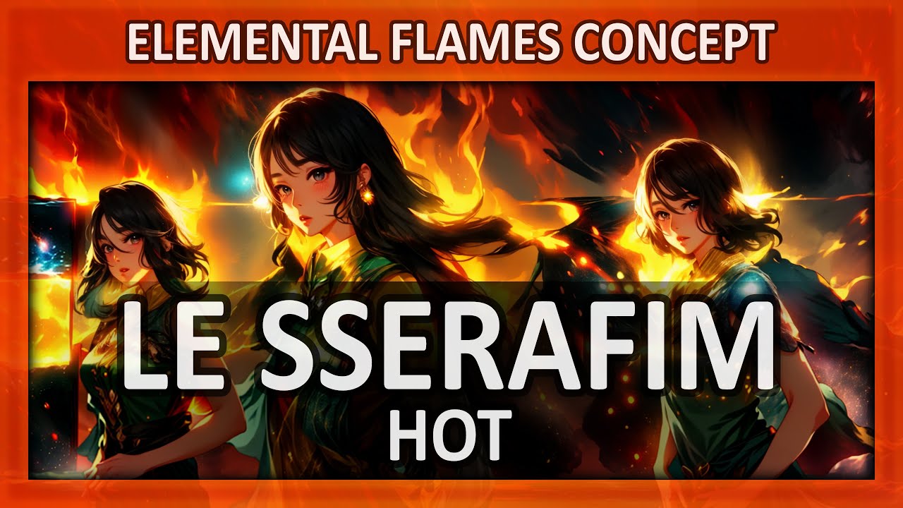 LE SSERAFIM - HOT