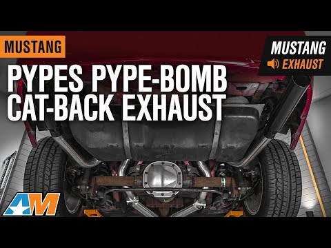 1986-2004 Mustang GT, LX, Mach 1 & Bullitt Pypes Pype-Bomb Cat-Back Exhaust Sound Clip & Install