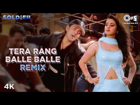 Remix: Tera Rang Balle Balle | Bobby Deol | Preity Zinta | Sonu Nigam | Jaspinder Narula | Soldier