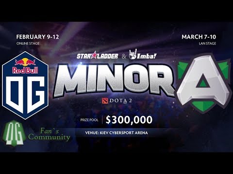 OG vs Alliance - Game 2 - StarLadder ImbaTV Dota 2 Minor - Europe Qualifier.