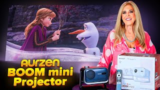 Aurzen BOOM mini Projector | Best Projector for Home or Outdoors | Tech Review