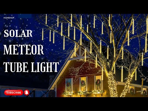 Homehop Solar Light for Home Decorative Meteor String Lamp for Garden, Trees, Wall, Lawn, Terrace