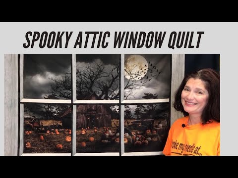 Make an Attic Window Quilt using a Panel
