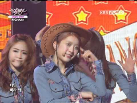 [Music Bank K-Chart] DalShabet - Mr. Bang Bang (2012.06.15)