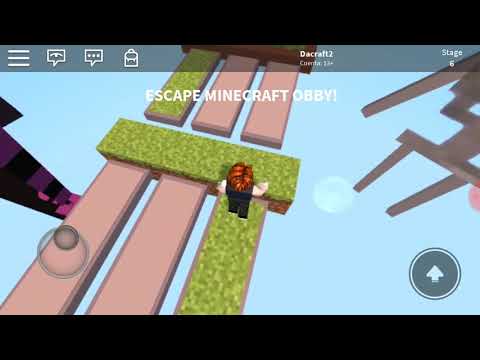 Roblox Escape Minecraft Obby - escape minecraft obby roblox