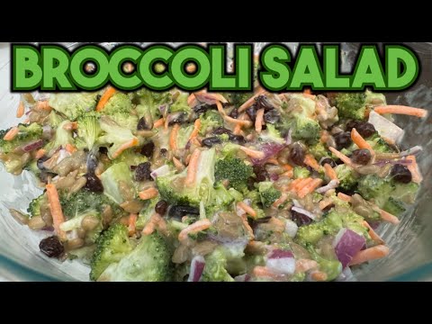 🌿 Easy Broccoli Salad Recipe | Fresh, Sweet & Savory