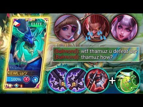BEST BUILD TO COUNTER THESE 3 STRONG LIFE STEALER HEROES | THAMUZ INSANE DAMAGE AND SUSTAIN BUILD