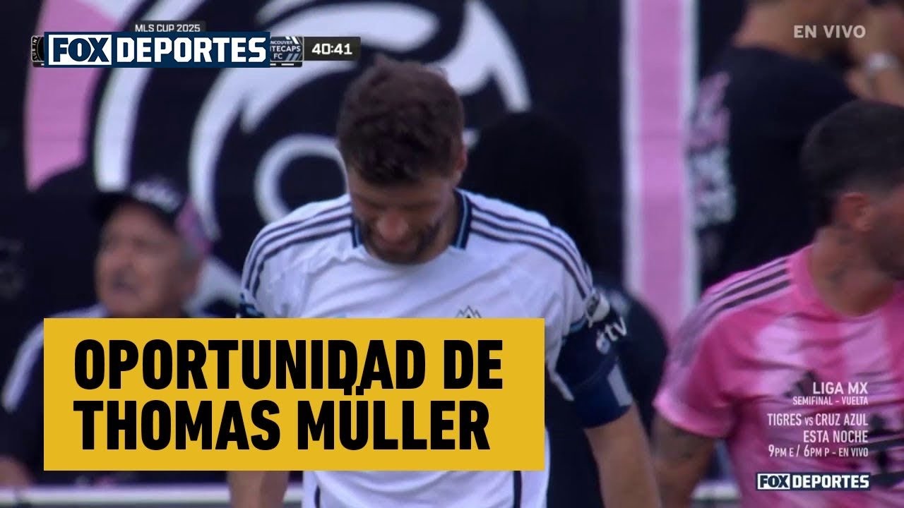 🤯🧤 OPORTUNIDAD DE Thomas Müller | Inter Miami CF 1-0 Vancouver Whitecap | MLS Cup 2025