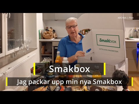 2021-09-23 SMAKBOX - Jag packar upp min nya Smakbox