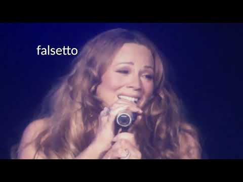 Mariah Carey belted vs falsetto note attempts!