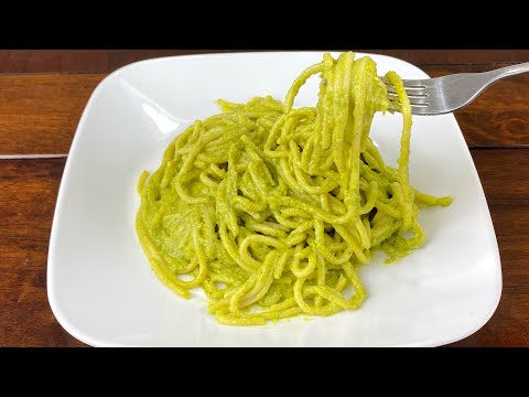 La MEJOR receta de Espagueti Verde con chile poblano! Super cremoso y facil de preparar