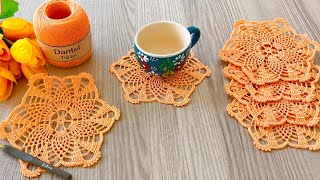 🧡Different and Incredibly Beautiful Crochet Motif🧡6-Pointed Pattern Tutorial for All Projects
