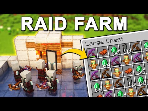 Insane Easy Raid Farm in Minecraft 1.20! You won't believe how simple it is!