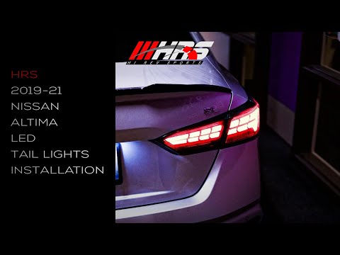HRS - 2019-21 NISSAN ALTIMA LED TAIL LIGHS INSTALLATION