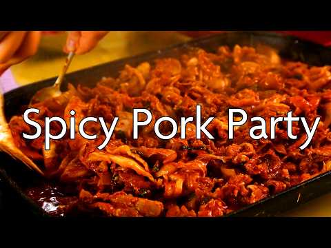 Spicy Pork Party | Real Korean Cooking Stories