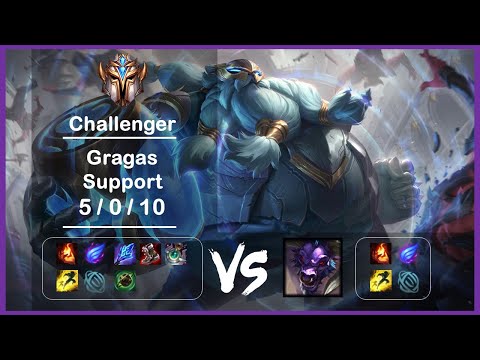 KR Challenger Replays Support Gragas vs Alistar Ep.2879