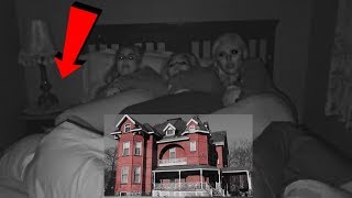 I FILMED myself sleeping in a Haunted House and this happened..