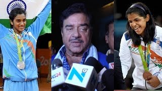 Shatrughan Sinha Applauds Rio Olympics 2016 Winners PV Sindhu And Sakshi Malik!