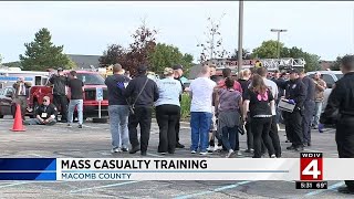 Mass casualty training in Macomb County