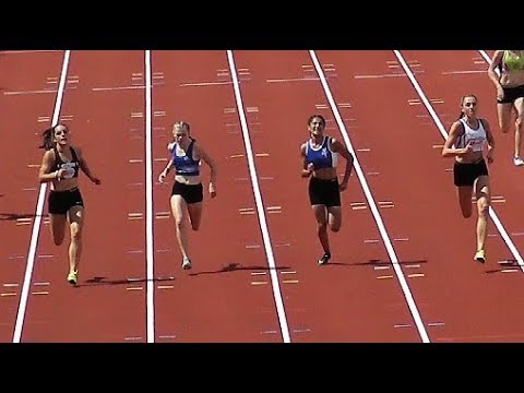 Pauline TORIEL en 56''33 (400m CAF) CHAMPIONNAT de FRANCE  CADETS/JUNIORS Bondoufle, 20 Juillet 2018