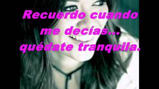 Vanesa Martín- Sintiendonos (letra)