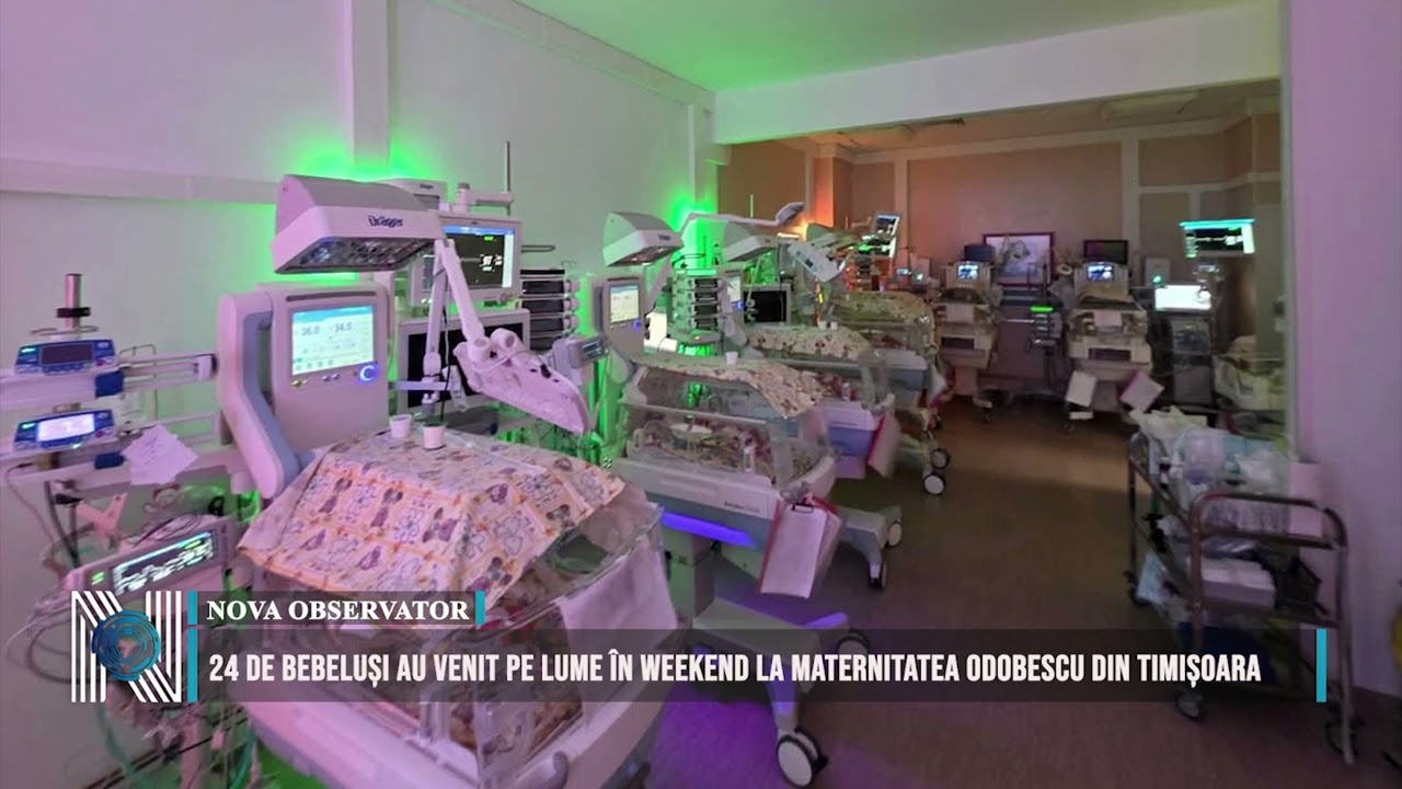 24 de bebeluși au venit pe lume în weekend la Maternitatea Odobescu din Timișoara