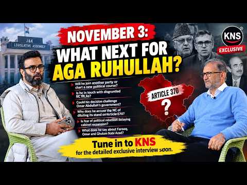 NOVEMBER 3: WHAT NEXT FOR AGA RUHULLAH?  Will he join another political par...