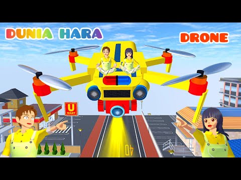 Yuta Looking for Giant Drone Giant Baby 😱| Hara Celine Fake Papa | Hara Sakura World