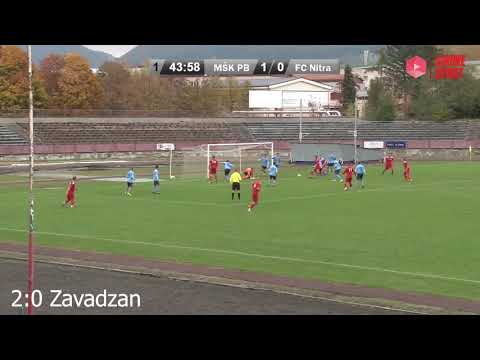 Zostrih zápasu MŠK P. Bystrica - FC Nitra juniori